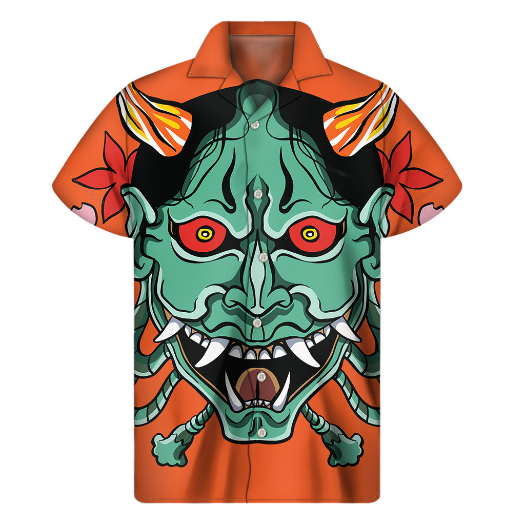 Tropical Demon Hawaiian Short Sleeve Shirt - 1
