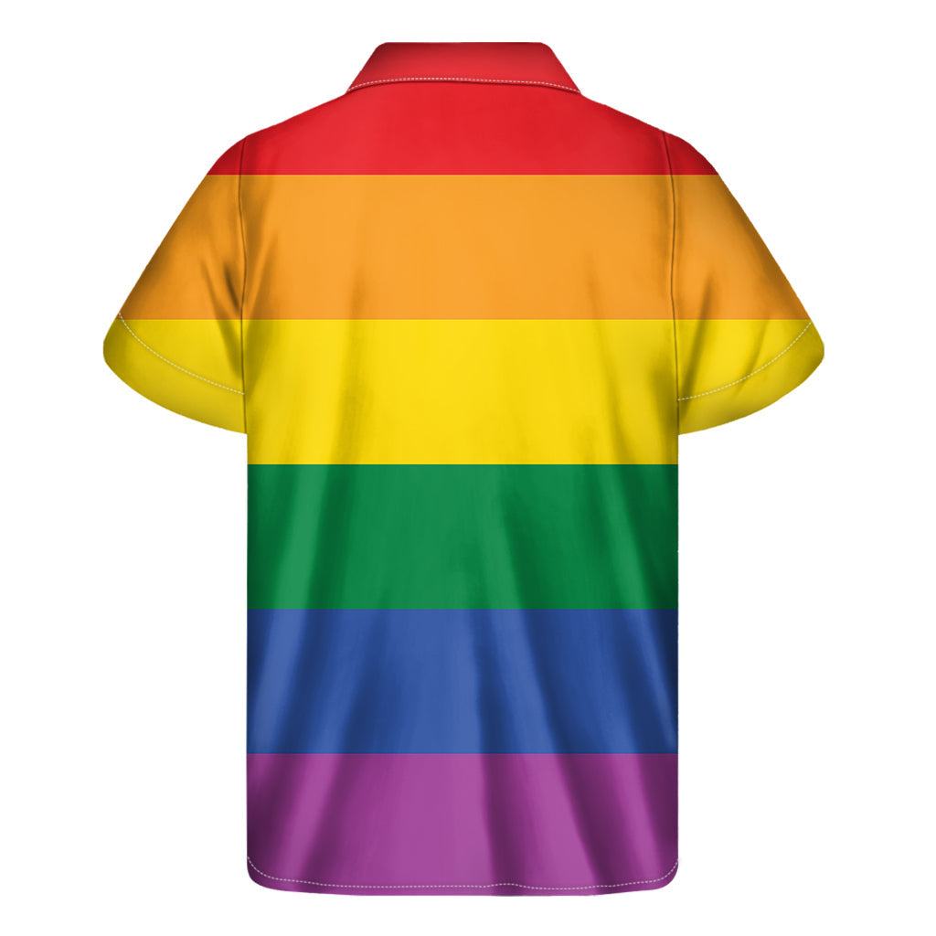 LGBT Pride Hawaiian Short Sleeve Shirt - Embrace the Rainbow - 2