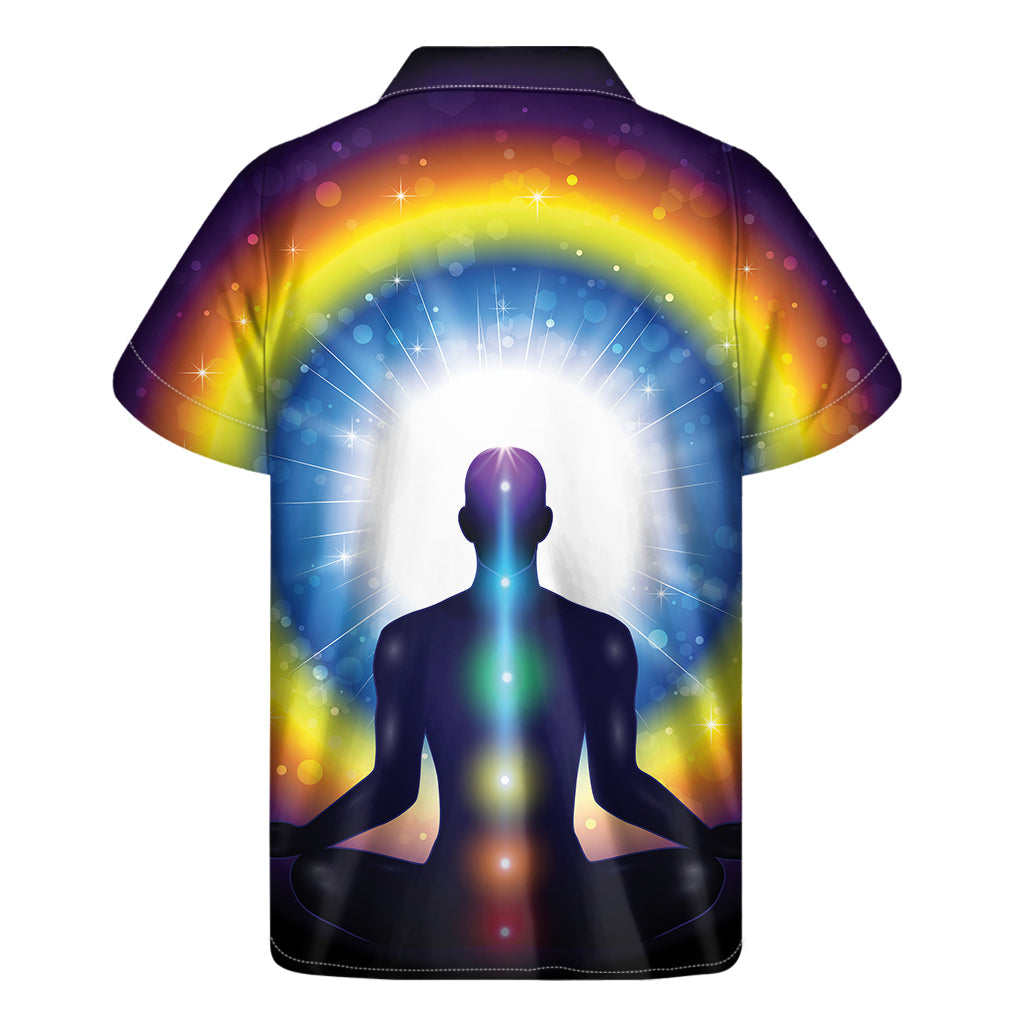 Light of Seven Chakras Hawaiian Style Short Sleeve Shirt - 2