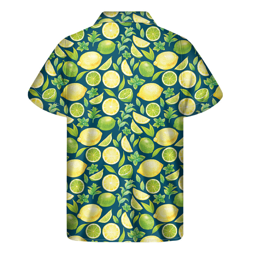 Lime & Lemon Luau: Hawaiian Outfit Short Sleeve Shirt - 2