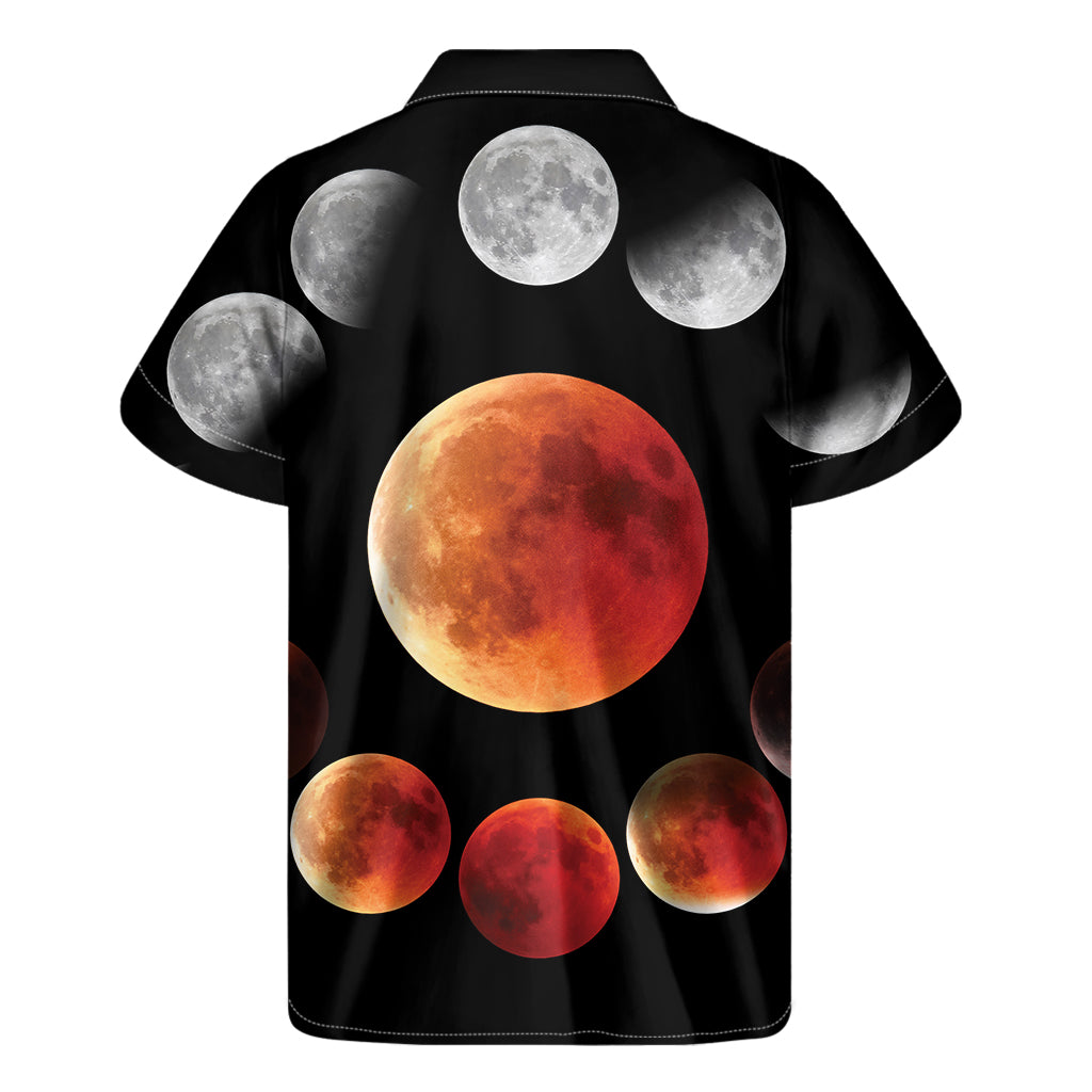 Lunar Eclipse Cycle Hawaiian Short Sleeve Shirt - 2