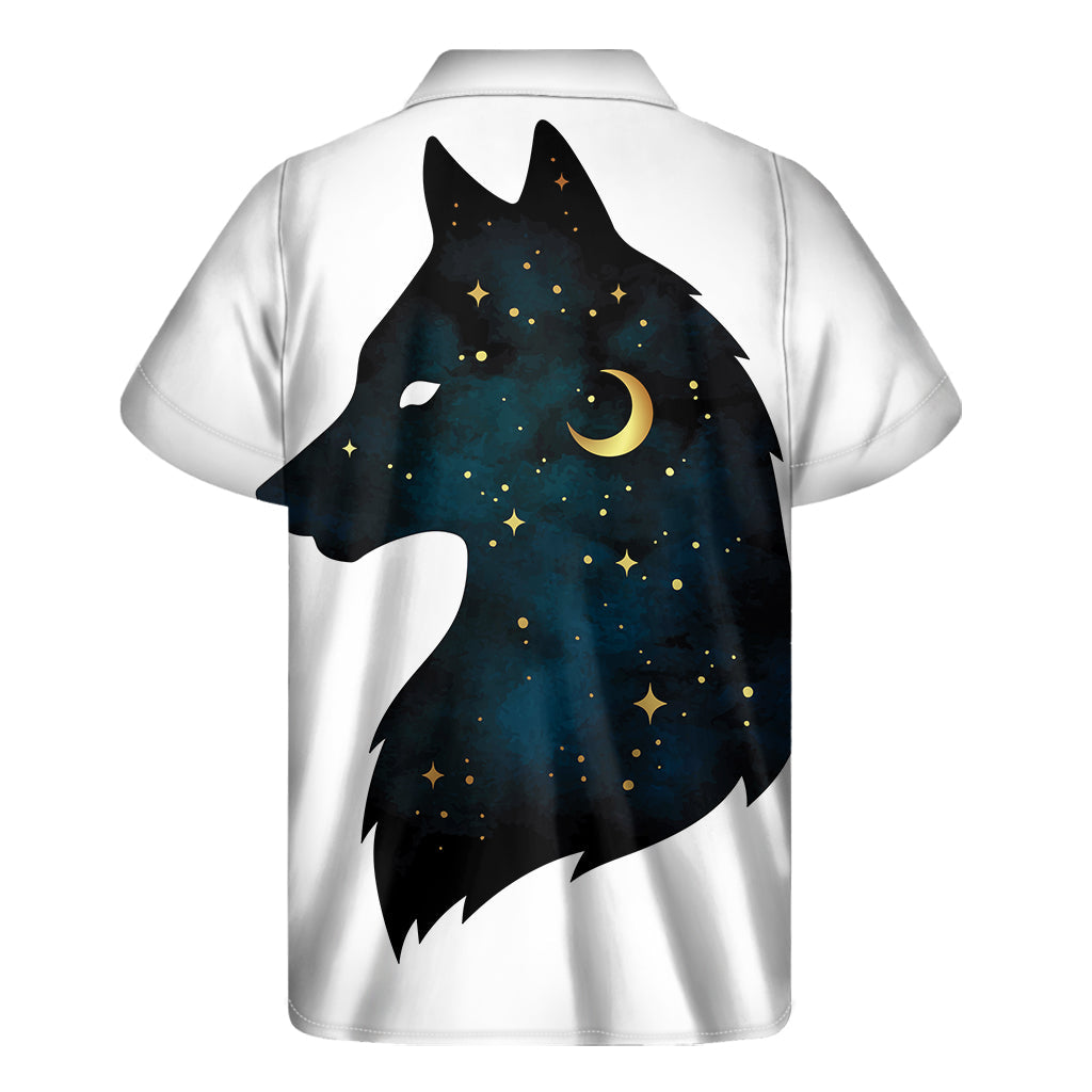 Starlit Wolf Hawaiian Short Sleeve Shirt - 2