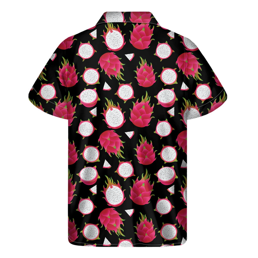 Pitaya Paradise: Men's Hawaiian Short Sleeve Shirt - 2