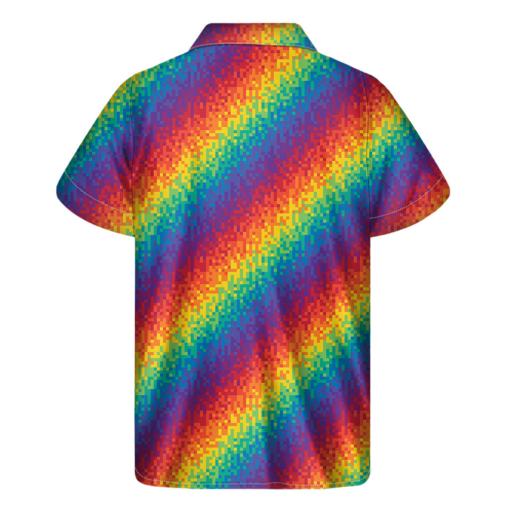 Pixie Rainbow Hawaiian Print Short Sleeve Shirt - 2