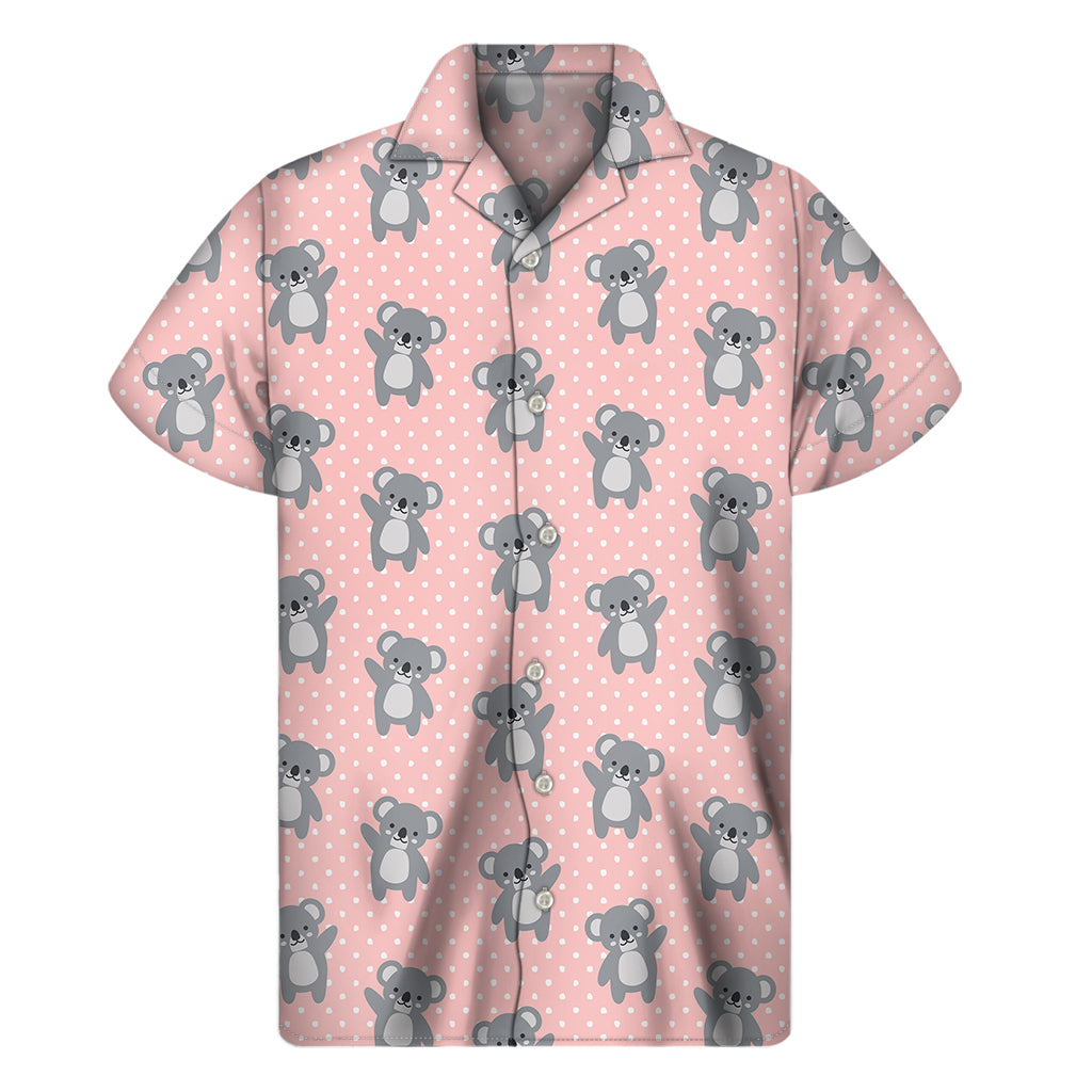 Polka Dot Koala Hawaiian Aloha Shirt - 1