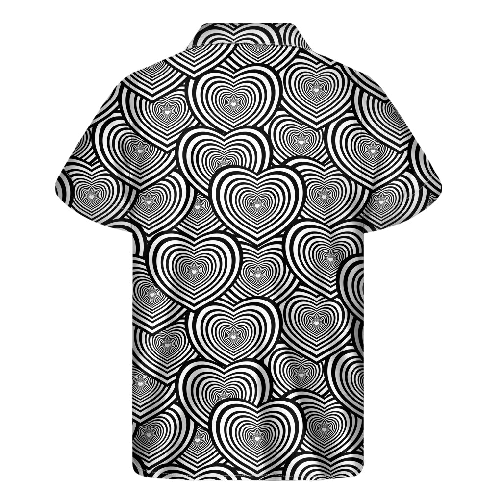 Psychedelic Heart Hawaiian Short Sleeve Aloha Shirt - 2