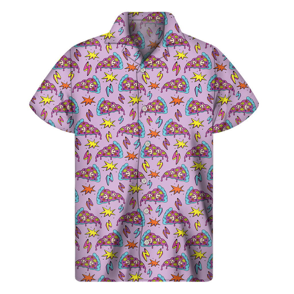 Piping Hot Pepperoni: Hawaiian Style Short Sleeve Shirt - 1