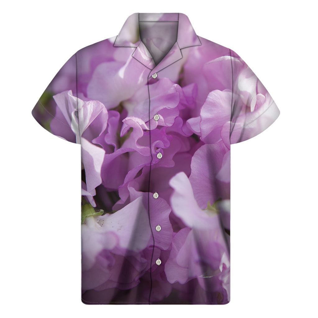Purple Sweet Pea Hawaiian Aloha Shirt - 1