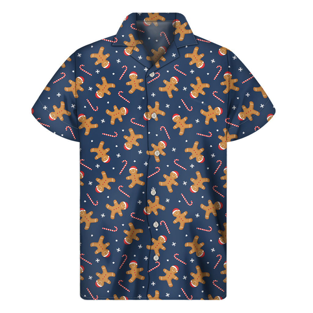 Xmas Gingerbread Man Hawaiian Shirt - 1