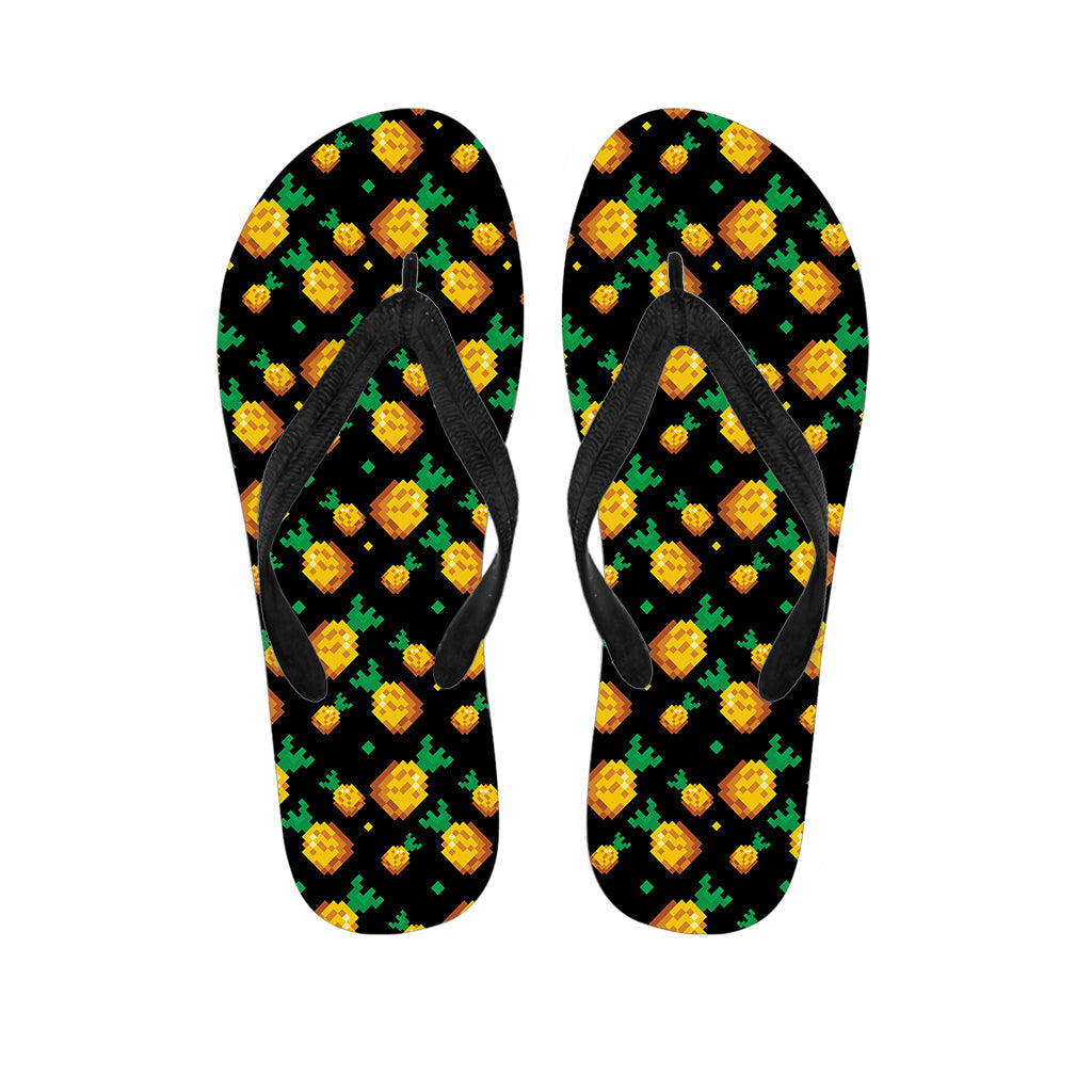 Pineapple Paradise: Hawaiian Outfit with 8-Bit Flip Flops - 1