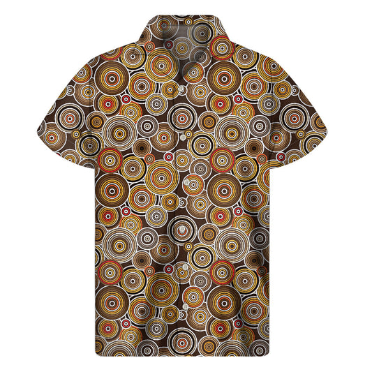 Tropical Vibes: Aboriginal Art Dot Pattern Hawaiian Shirt - 1