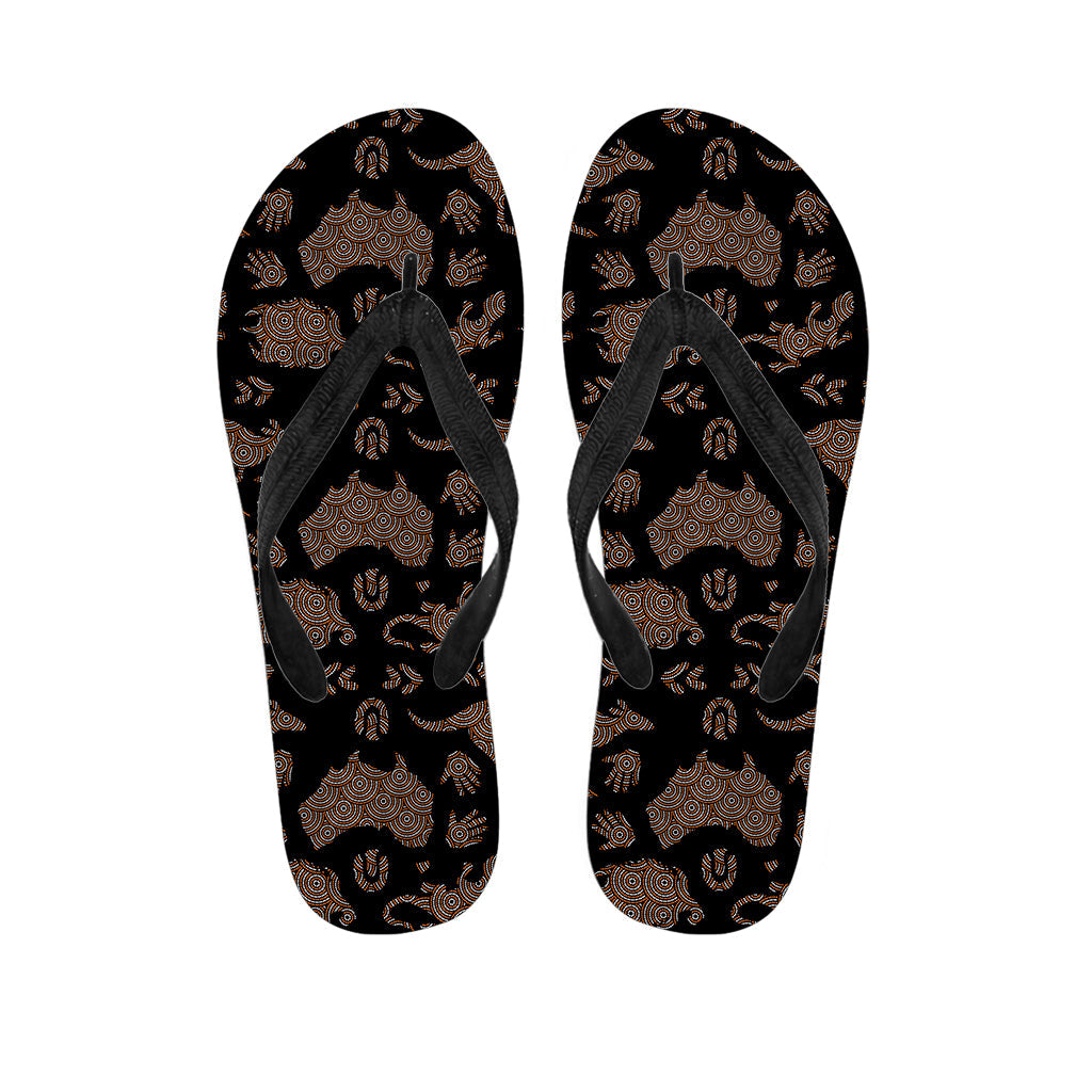 Island Vibes: Hawaiian Pattern Print Flip Flops for Your Authentic Aloha Outfit! - 1