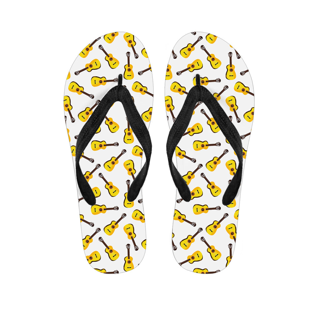 Hawaiian Vibes: Acoustic Guitar Print Flip Flops for Your Island Style - 1