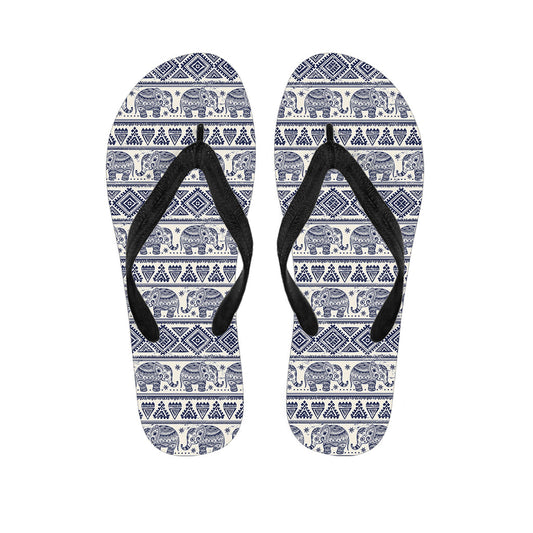 Elephant Paradise: Hawaiian Outfit with Tribal Flip Flops - 1