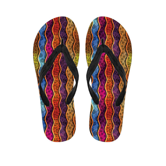 Island Style: Afro-Ethnic Inspired Hawaiian Flip Flops Outfit - 1