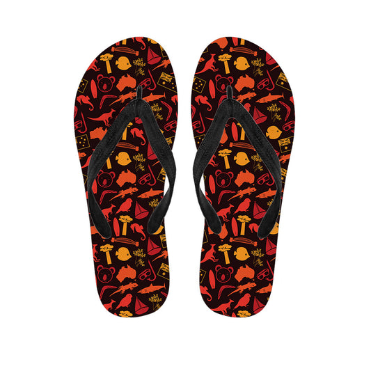 Walk the Aloha Way with Hawaiian Print Flip Flops and Outfit - 1