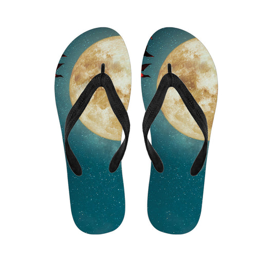 Autumn Full Moon Hawaiian Outfit - Perfectly Paired with Stylish Flip Flops! - 1