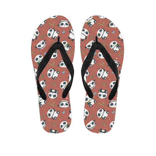 Panda Paradise: Hawaiian Flip Flops for Your Stylish Outfit - 1