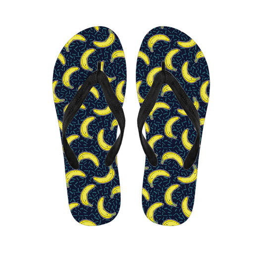 Island Charm: Hawaiian Banana Fruit Pattern Flip Flops Outfit - 1