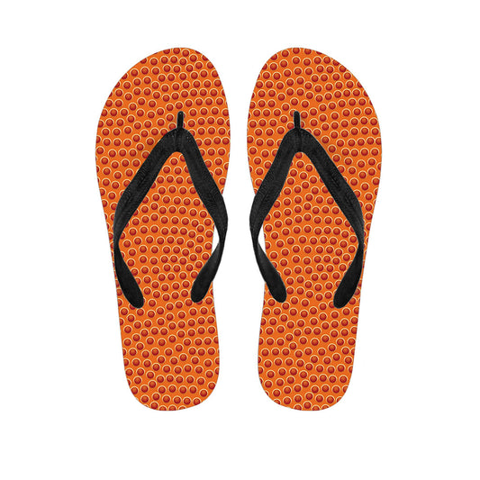 Tropical Hoops: Hawaiian Basketball Bumps Flip Flops - 1