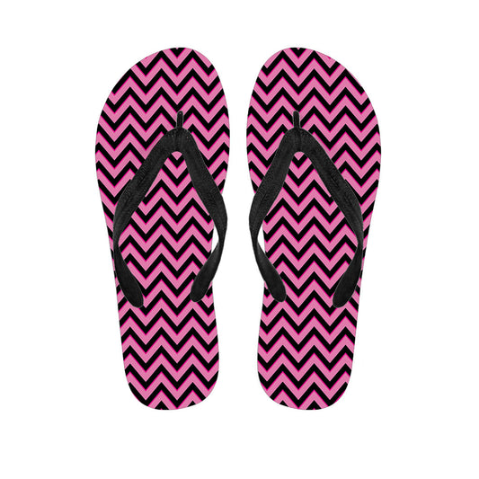 Chevron Pattern Hawaiian Flip Flops: The Ultimate Beach Chic Accessory - 1