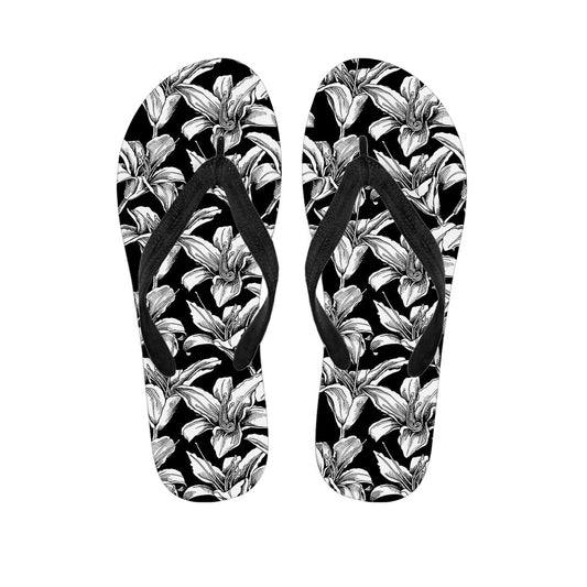 Lily Blooms Hawaiian Flip Flops: The Perfect Addition to Your Island Attire - 1