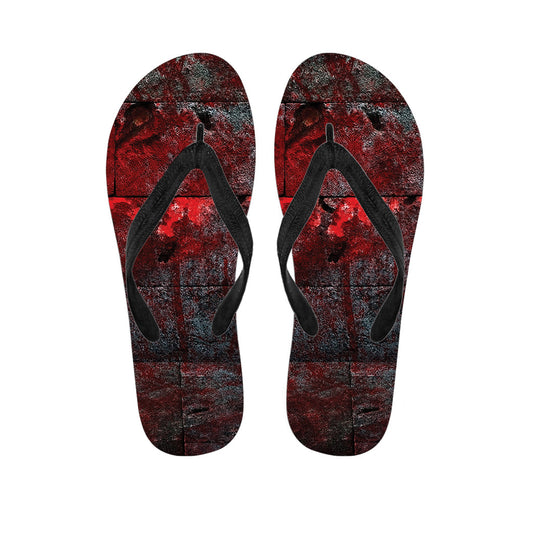 Bloody Room Hawaiian Print Flip Flops: Perfect for Your Tropical Outfit - 1