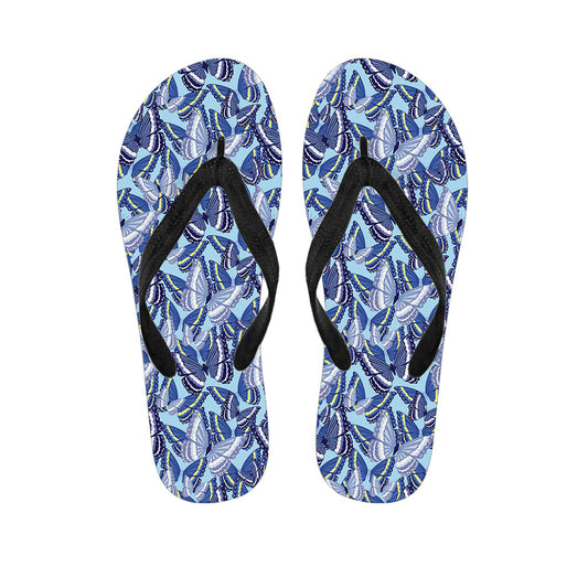 Spring Butterfly Hawaiian Flip Flops: Embrace Island Style - 1