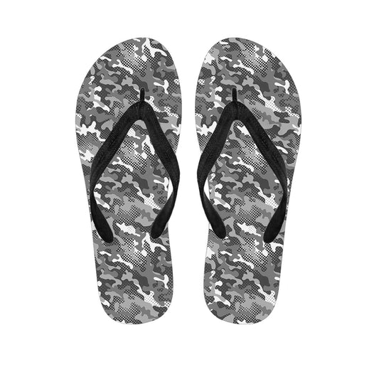 Camouflage Dazzle Hawaiian Flip Flops: The Perfect Accessory for Your Island Outfit - 1