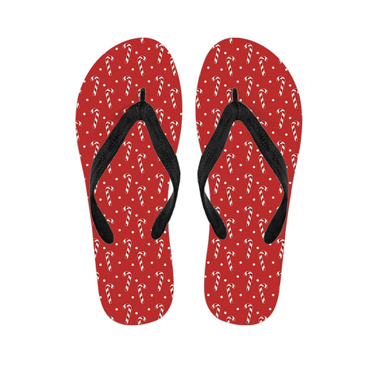 Candy Cane Polka Dot Hawaiian Flip Flop Outfit - 1