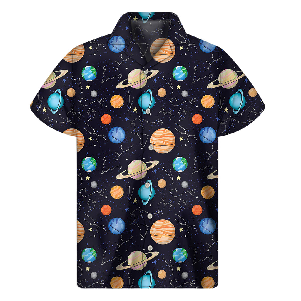 Starry Night Hawaiian Short Sleeve Shirt - 1
