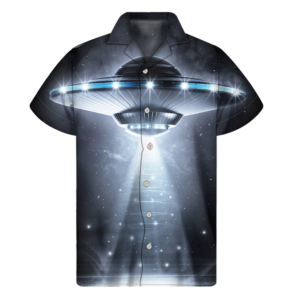 Dark Night UFO Hawaiian Aloha Shirt - 1