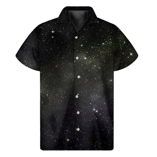 Dark Universe Galaxy Hawaiian Short Sleeve Shirt - 1