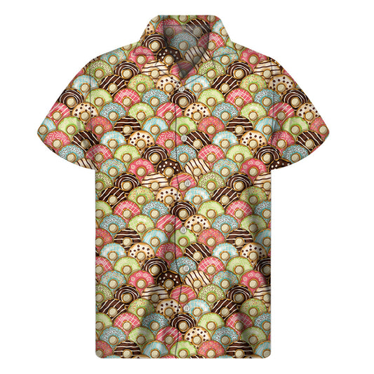 Donut Delight Hawaiian Short Sleeve Shirt - 1