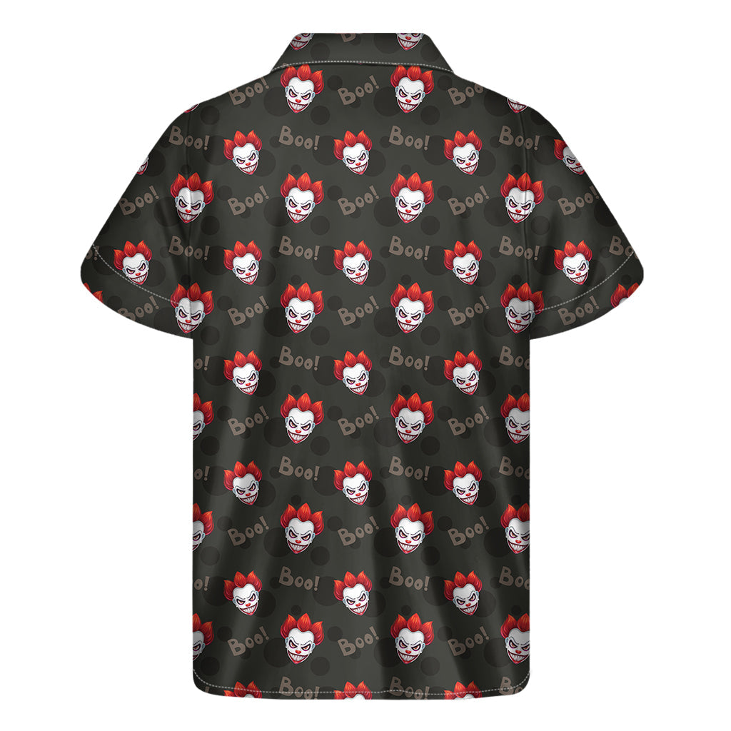 Hawaiian Clown Print Short Sleeve Shirt - Fun and Frightening Style - 2
