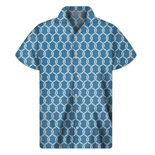 Knots of Aloha: Hawaiian Outfit Short Sleeve Shirt - 1