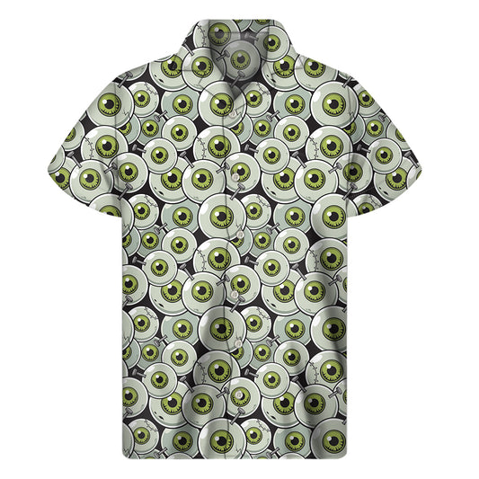Frankenstein Eyeball Hawaiian Short Sleeve Shirt - 1