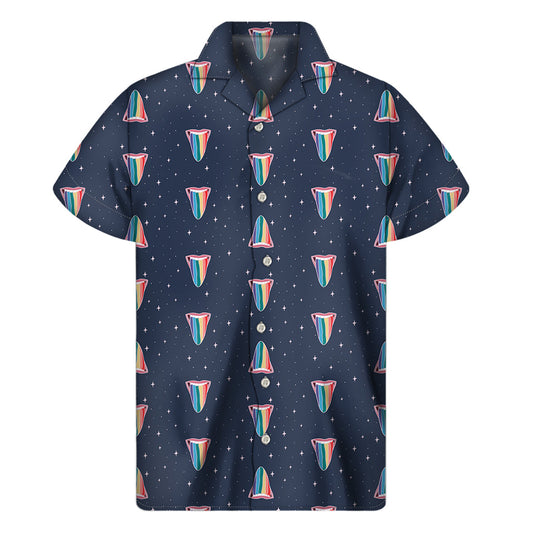 Tropical Vibe: Hawaiian Printed Short Sleeve Shirt - 1