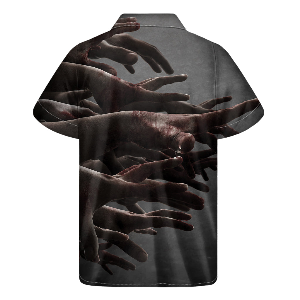 Zombie Hands Hawaiian Short Sleeve Shirt - 2