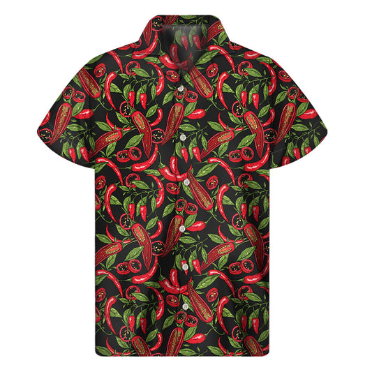 Spicy Hawaiian Vibes Men's Short Sleeve Shirt - 1