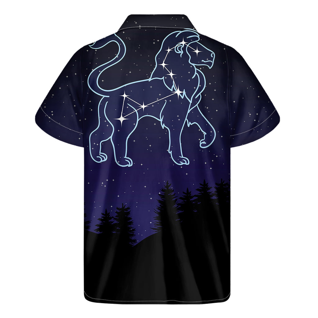 Leo Constellation Hawaiian Short Sleeve Shirt - 2