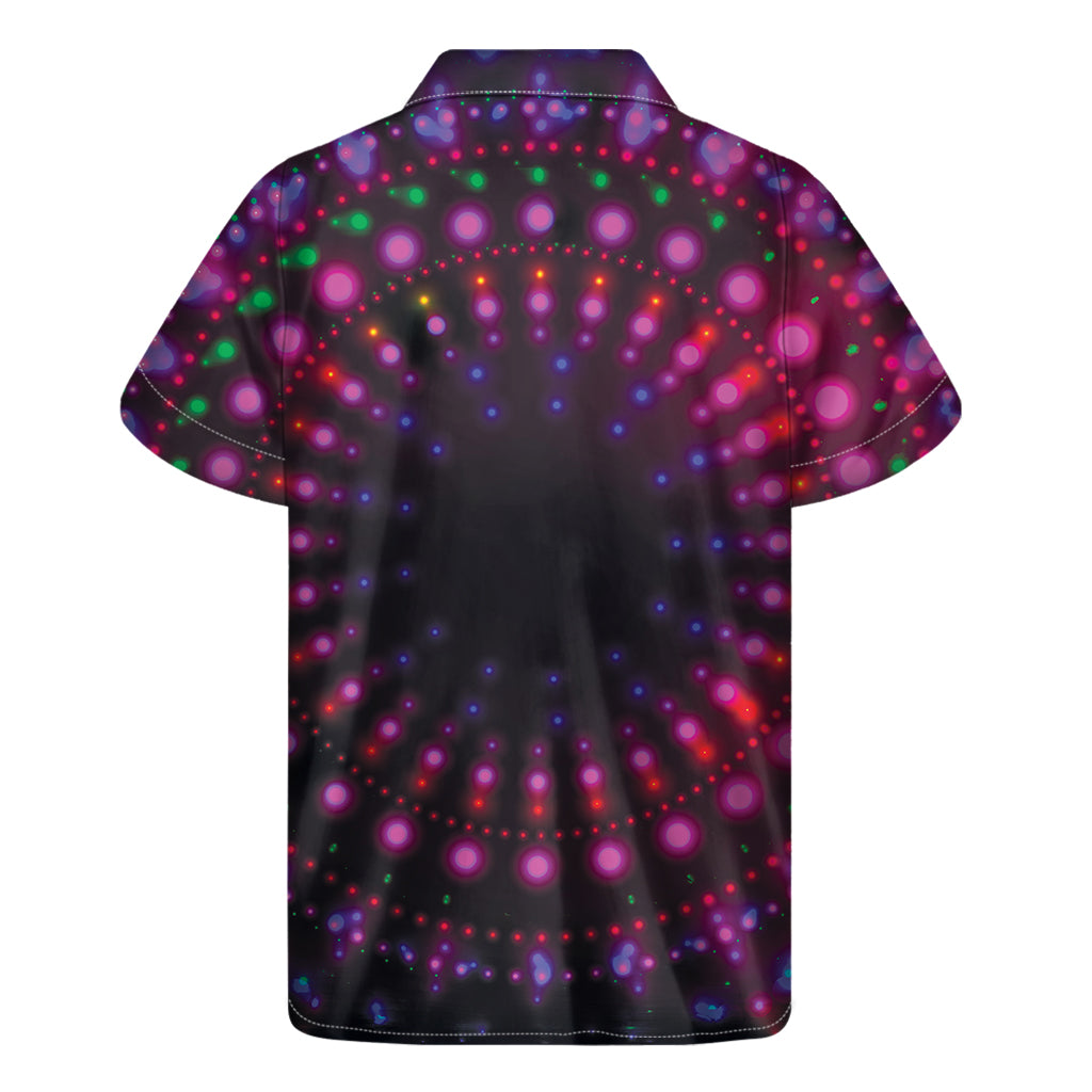 Island Vibes: Light Mandala Print Hawaiian Short Sleeve Shirt - 2