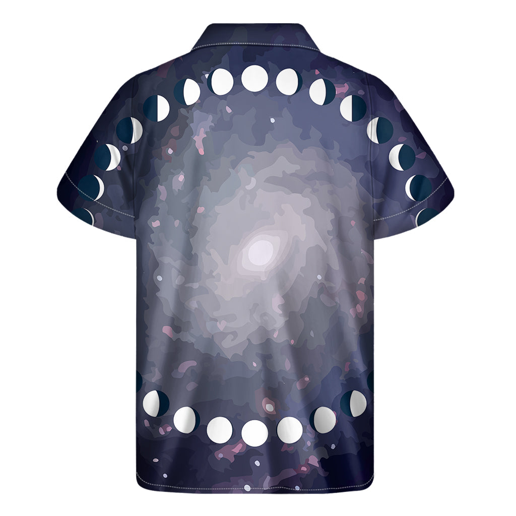Hawaiian Moon Phase Men's Short Sleeve Shirt - 2