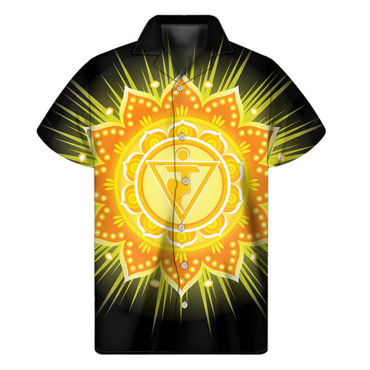 Mandala Bliss: Hawaiian-Inspired Short Sleeve Shirt - 1