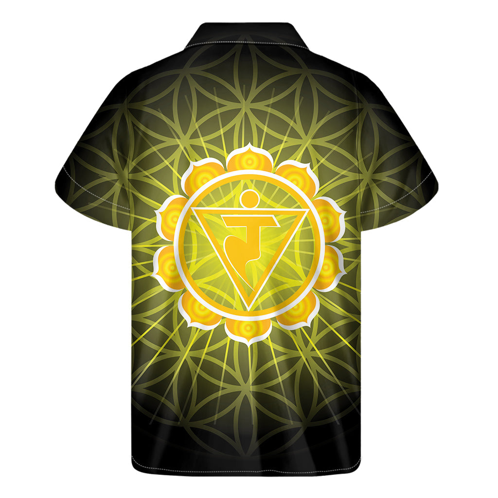 Manipura Chakra Hawaiian Paradise Men's Short Sleeve Shirt - 2