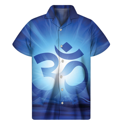 Om Mantra Hawaiian Short Sleeve Shirt - 1