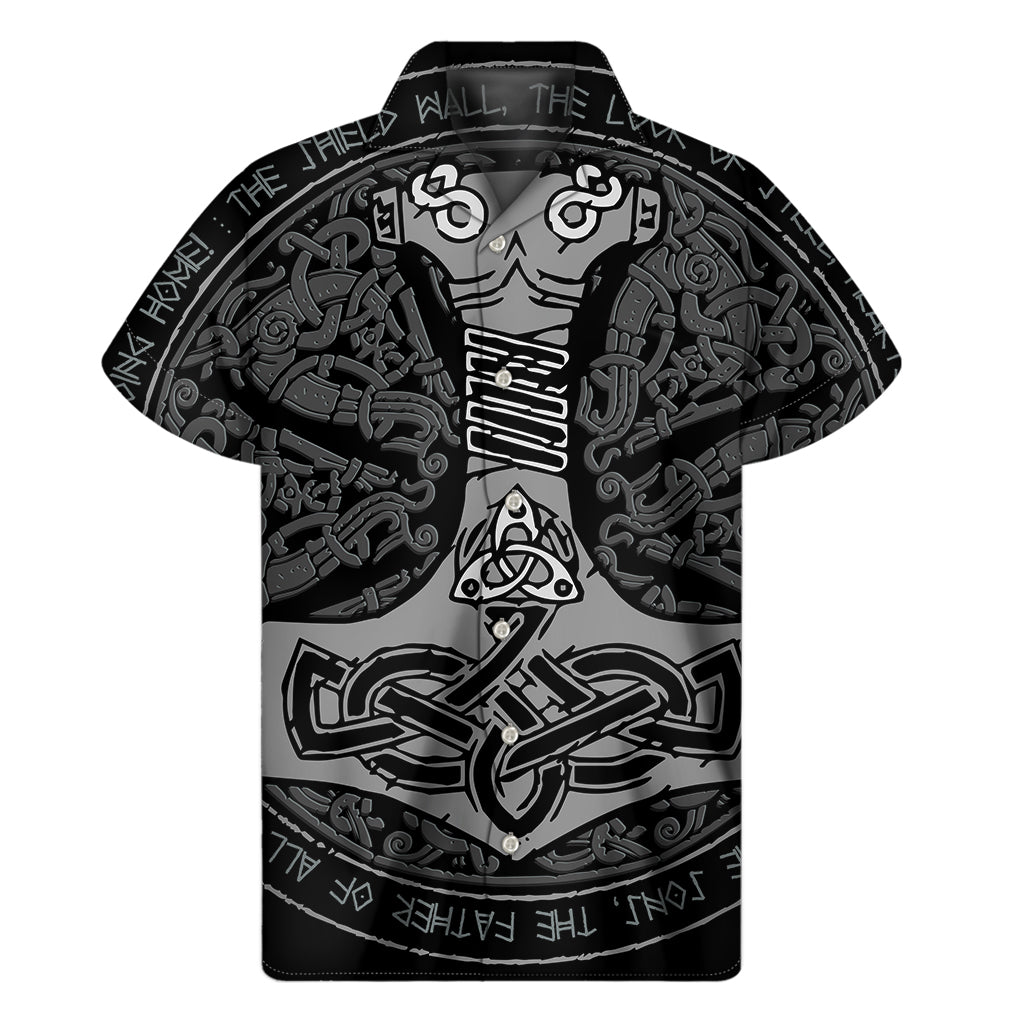 Thor's Hammer Hawaiian Short Sleeve Shirt - 1