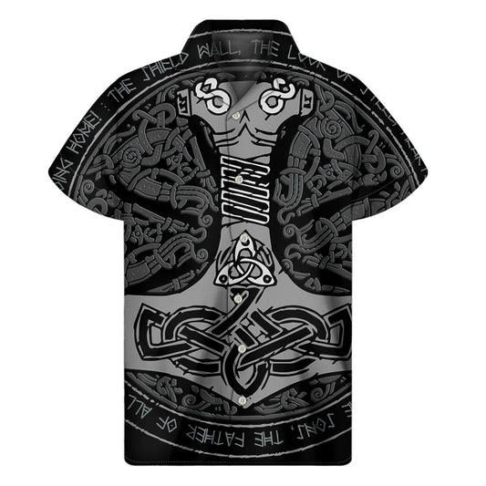 Thor's Hammer Hawaiian Short Sleeve Shirt - 1