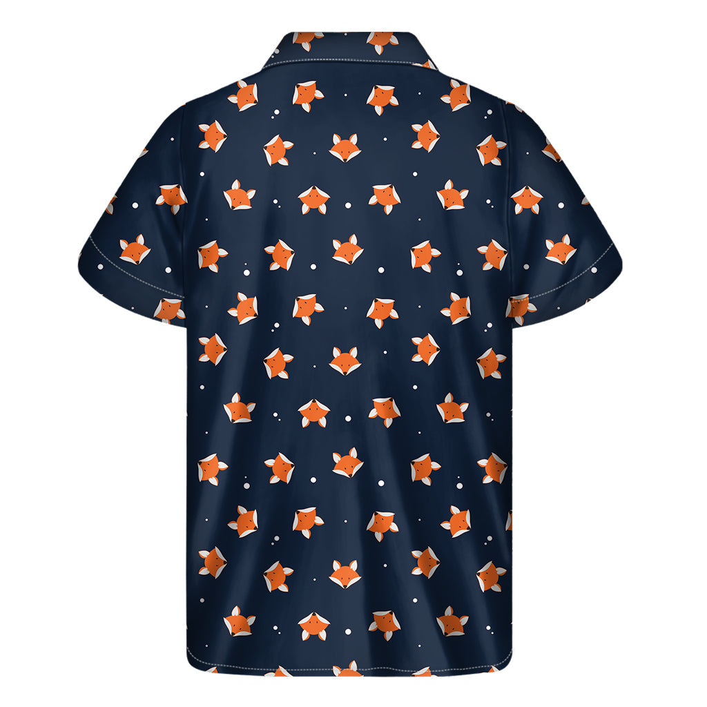 Orange Fox Hawaiian Short Sleeve Shirt - 2