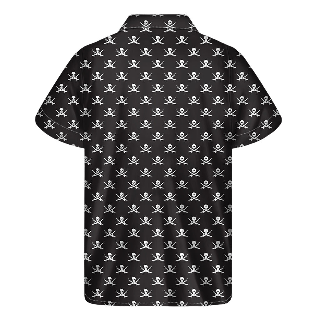 Hawaiian Pirate Skull Pattern Short Sleeve Shirt - 2
